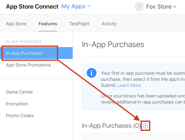 Create in-app products and promotions