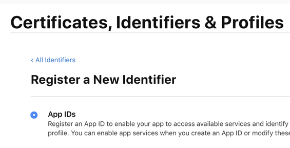 app identifier