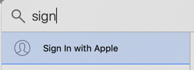 sign in with apple capability