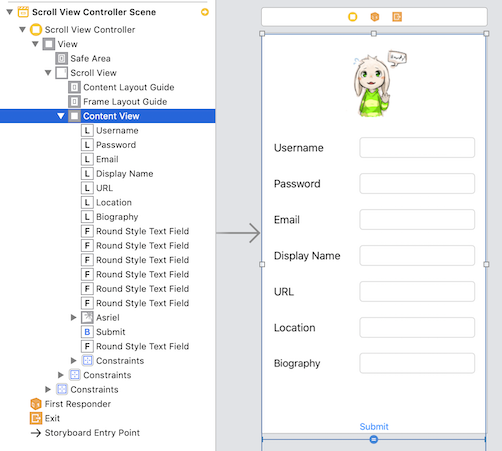 Move view when keyboard is shown (guide)