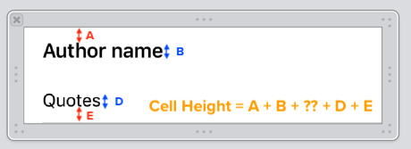 How to implement dynamic height table view cell self sizing