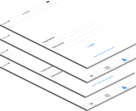 How to transition from login screen to tab bar controller